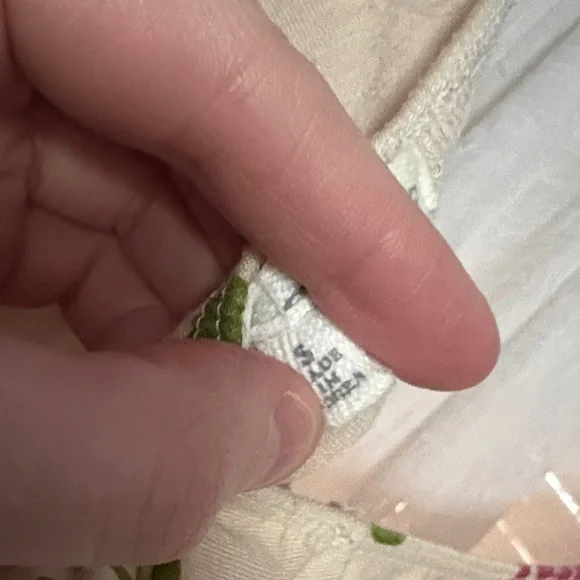 Floral Print Cream Top - Picture 4 of 4